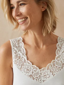 Sale Lot de 2 chemises coton fines bretelles T-Shirt Thermique - Les Chaleureux