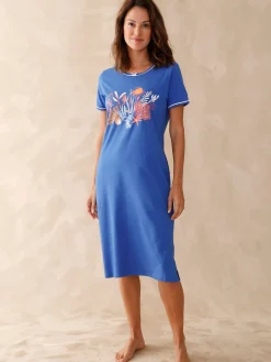 Sale Lot de 2 chemises de nuit courtes Chemise De Nuit