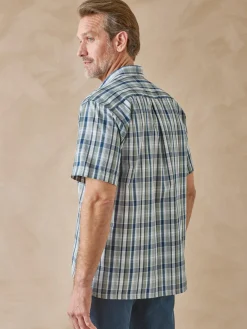 Clearance Lot de 2 chemisettes en polycoton Homme Chemise