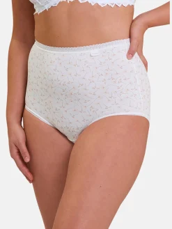 Best Lot de 2 culottes hautes Classique Coton Culotte, Slip, Shorty