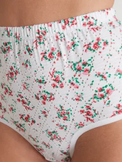 Best Lot de 4 culottes montantes fantaisie Culotte, Slip, Shorty