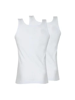 Sale Lot de 2 débardeurs homme Coton Bio Homme Maillot De Corps