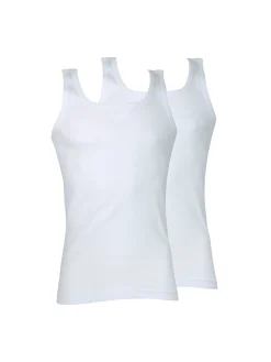 Sale Lot de 2 débardeurs homme Coton Bio Homme Maillot De Corps