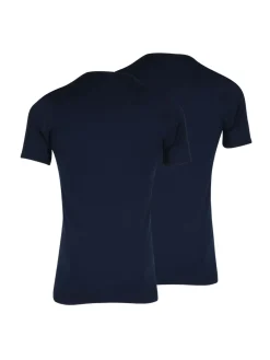 Discount Lot de 2 maillots col V manches courtes Homme Maillot De Corps