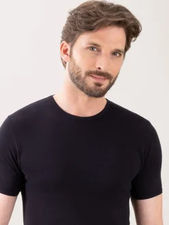 Best Lot de 2 maillots de corps col rond Homme Maillot De Corps