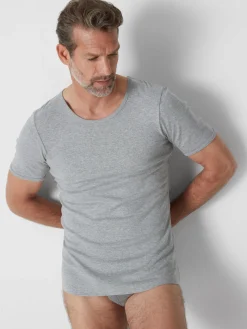 Clearance Lot de 3 maillots de corps col rond Homme Maillot De Corps