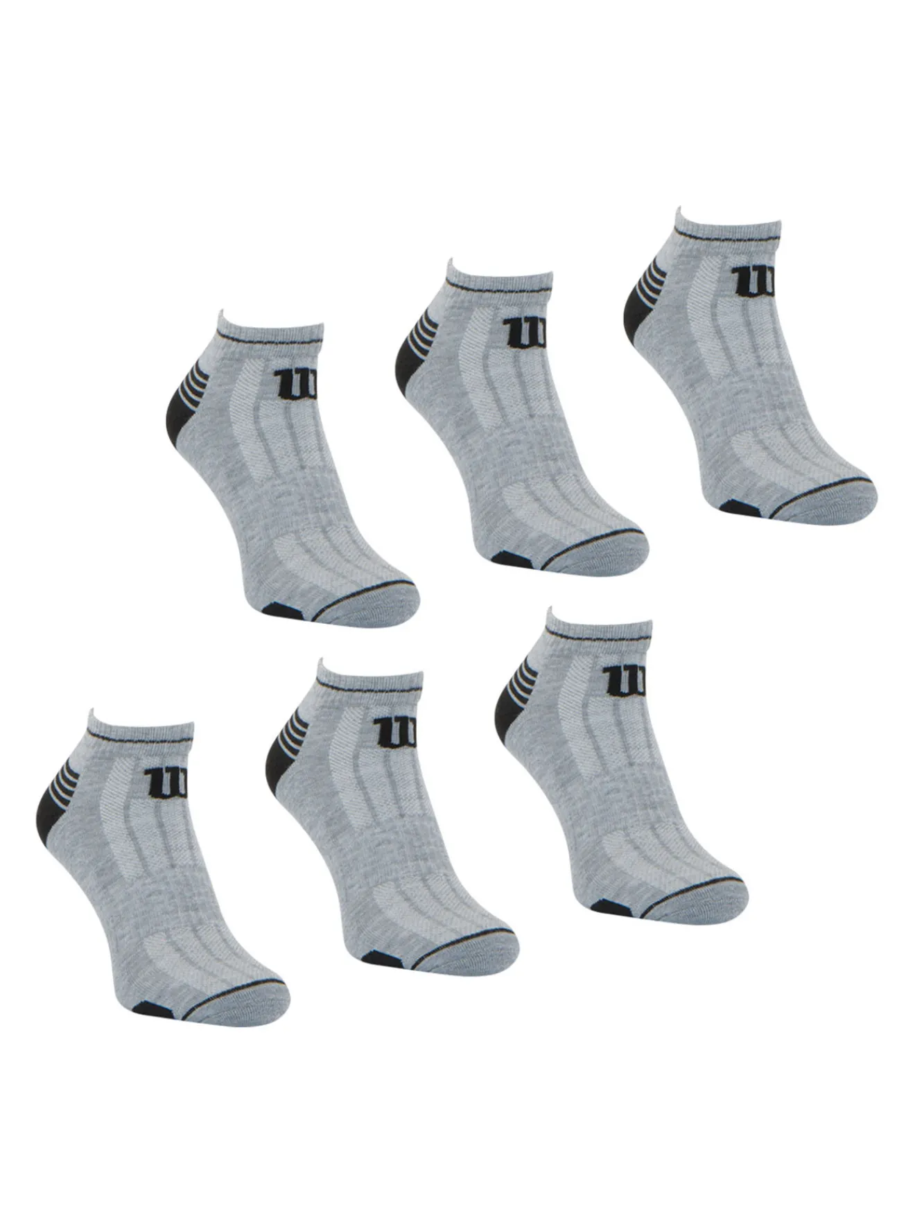 Outlet Lot de 6 paires de chaussettes basses Homme Chaussettes