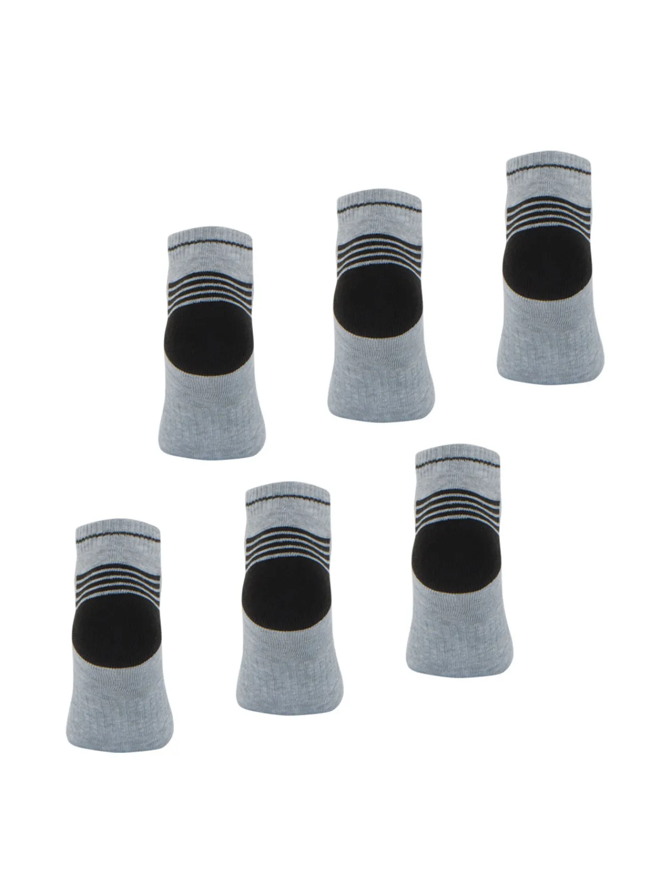 Outlet Lot de 6 paires de chaussettes basses Homme Chaussettes