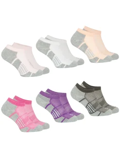 Hot Lot de 6 paires de chaussettes courtes Chaussettes|Bas, Mi Bas, Collants