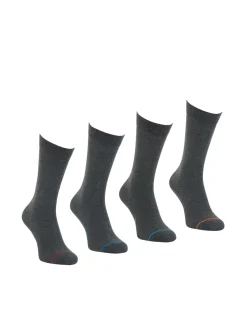 Clearance Lot de 4 paires de chaussettes hautes Homme Chaussettes