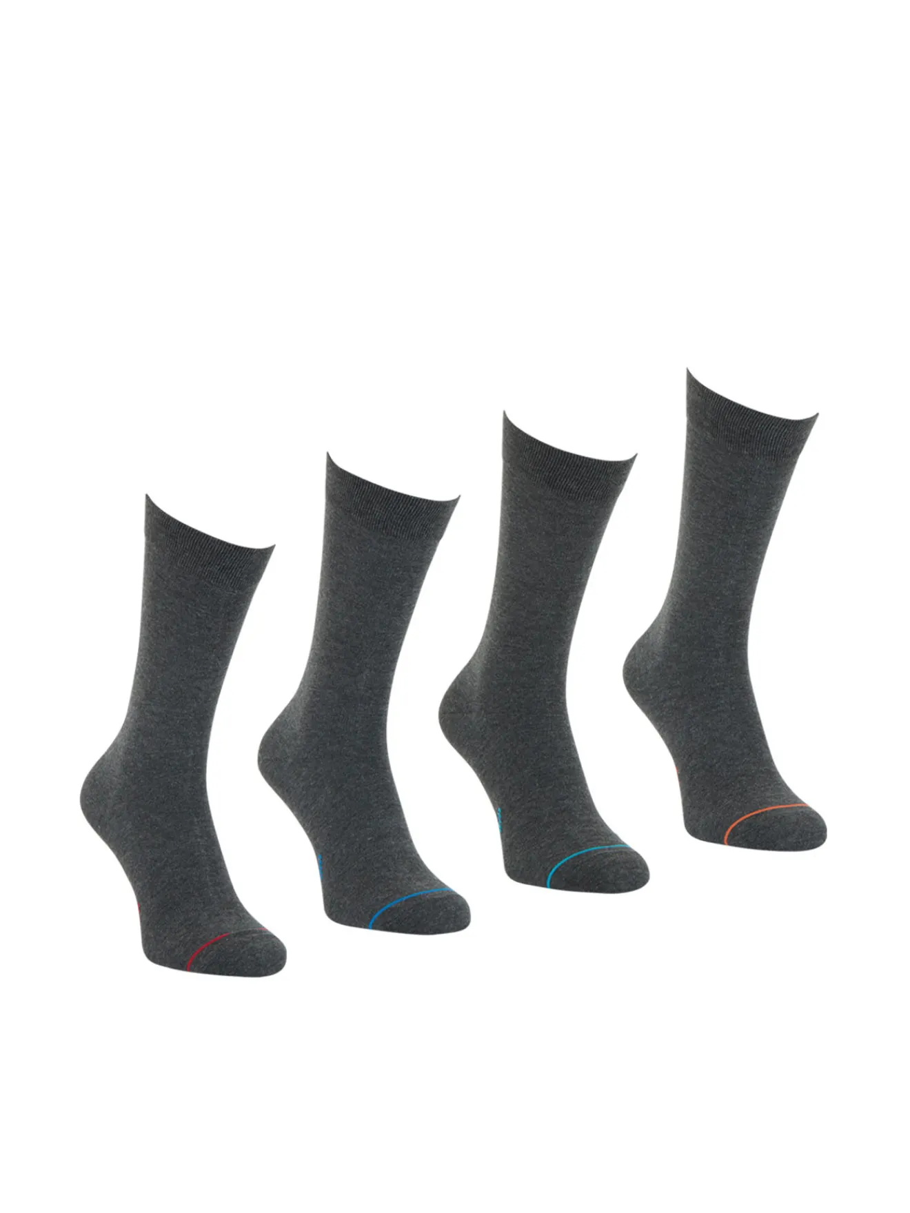 Clearance Lot de 4 paires de chaussettes hautes Homme Chaussettes