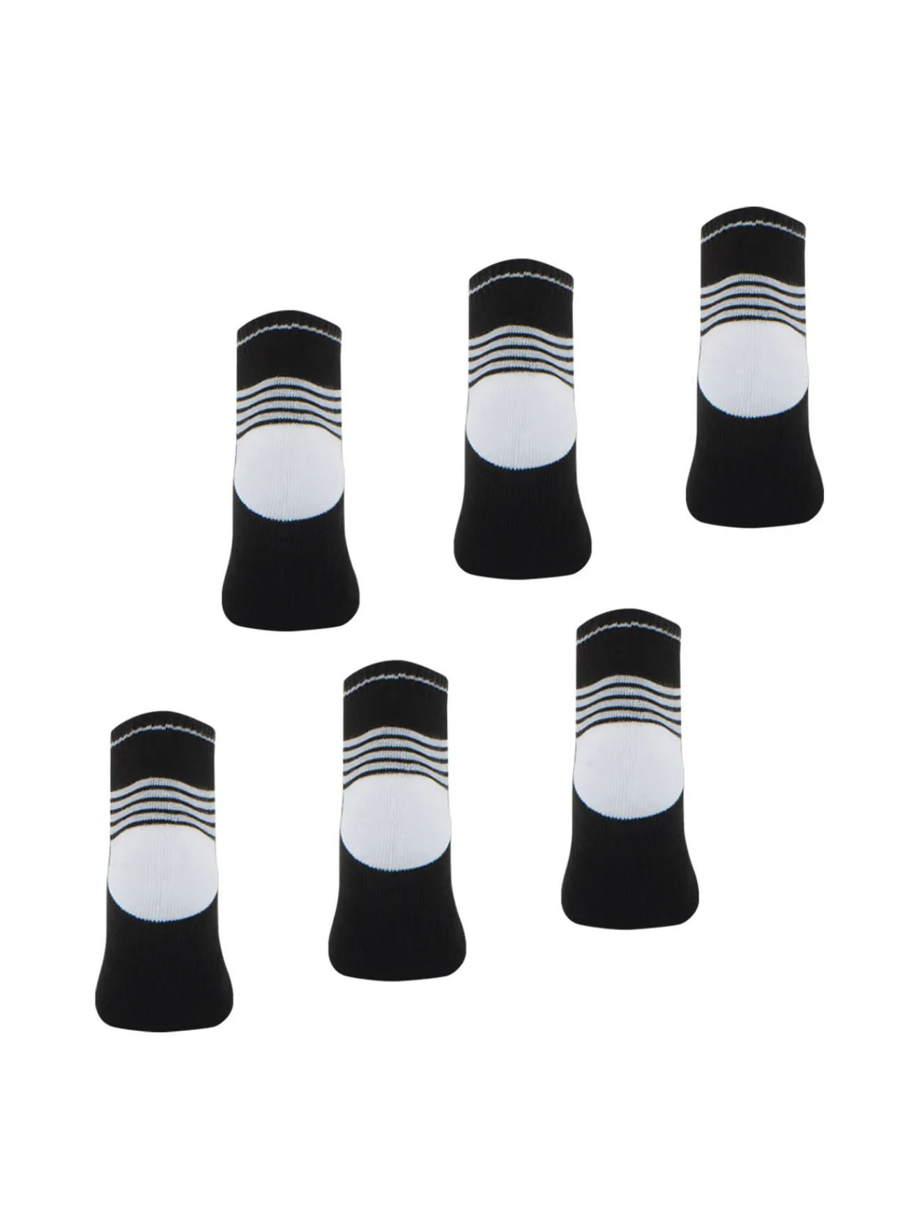 Outlet Lot de 6 paires de chaussettes basses Homme Chaussettes