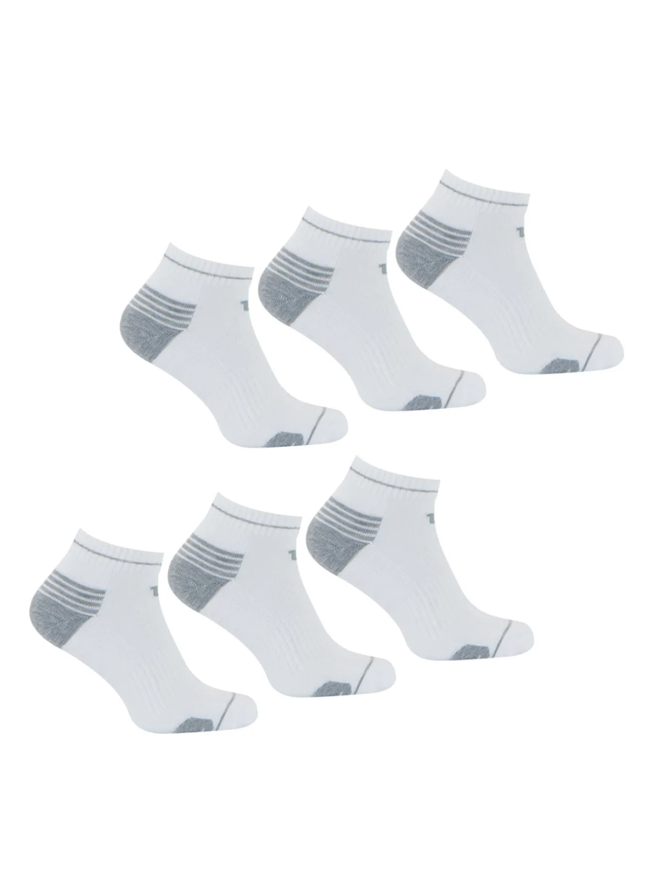 Outlet Lot de 6 paires de chaussettes basses Homme Chaussettes