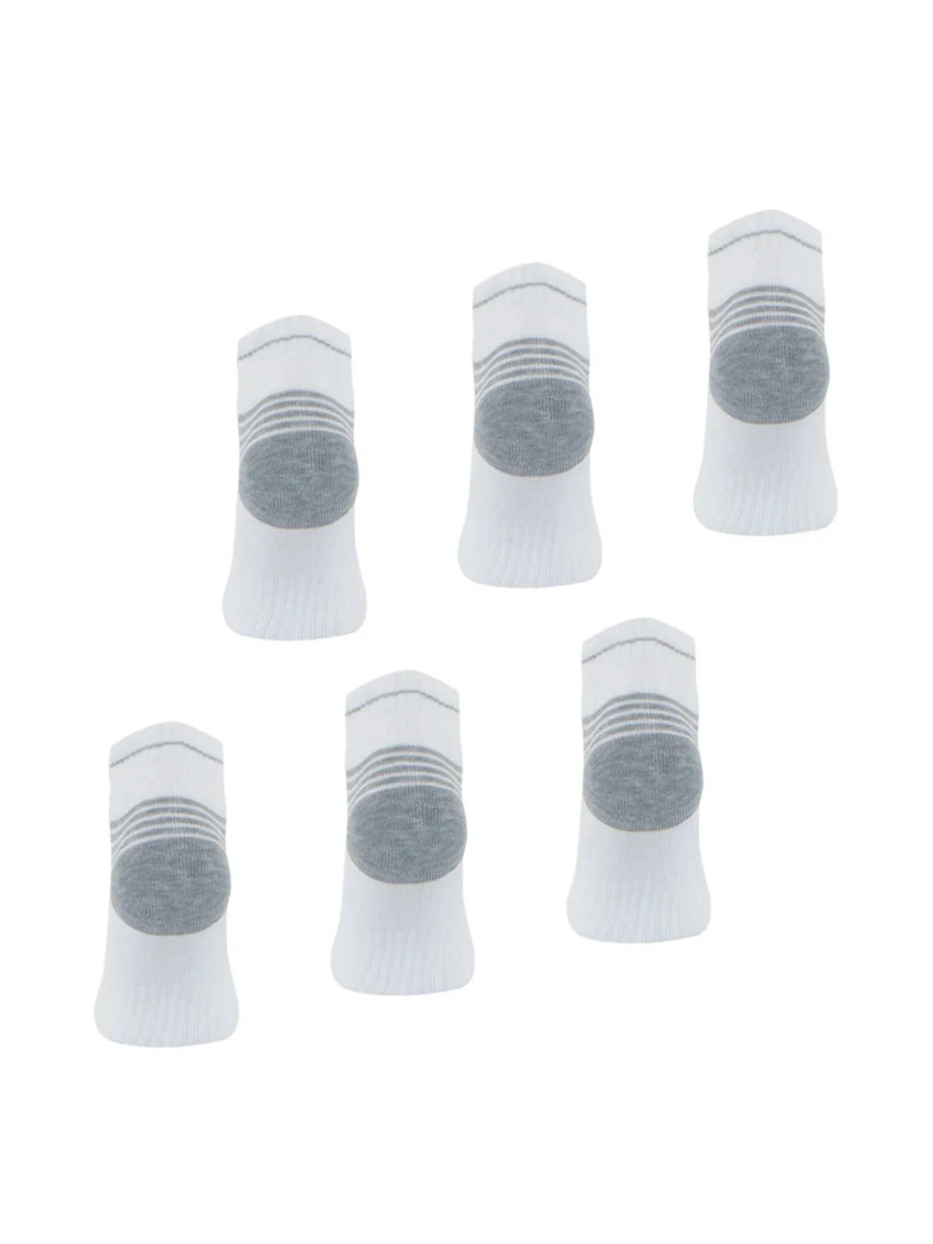 Outlet Lot de 6 paires de chaussettes basses Homme Chaussettes