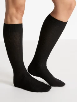 Outlet Lot de 2 paires de mi-bas 79% coton Bas, Mi Bas, Collants