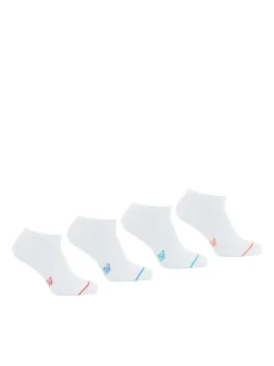 New Lot de 4 paires de socquettes low cut Homme Chaussettes