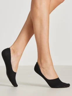 Outlet Lot de 4 paires de socquettes invisibles Chaussettes|Bas, Mi Bas, Collants