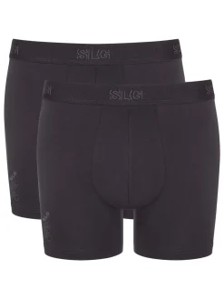 Outlet Lot de 2 shorties fermés Homme Boxer, Caleçon