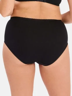 Best Lot de 2 slips Classique Coton Bio Culotte, Slip, Shorty