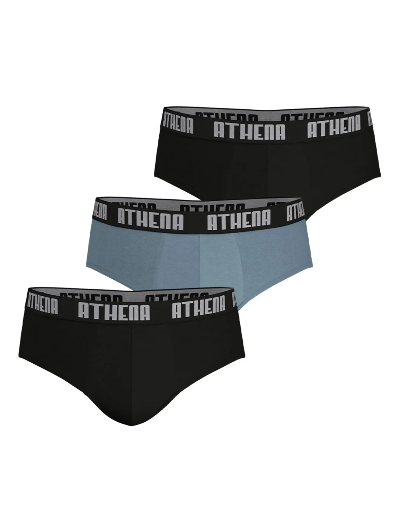 Outlet Lot de 3 slips coton stretch Homme Slip