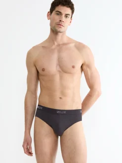 Sale Lot de 2 slips midi fermés Homme Slip