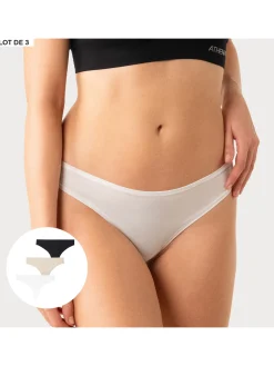 Sale Lot de 3 tangas Micro Ecopack Culotte, Slip, Shorty