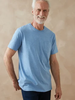 Sale Lot de 2 tee-shirt effet chiné Homme T-Shirt, Polo