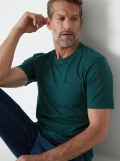 Discount Lot de 2 tee-shirt effet chiné Homme T-Shirt, Polo