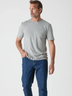 Discount Lot de 2 tee-shirt effet chiné Homme T-Shirt, Polo