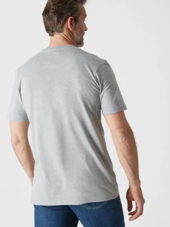 Discount Lot de 2 tee-shirt effet chiné Homme T-Shirt, Polo