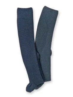 Online Mi-bas de contention lot de 2 paires Chaussettes|Bas, Mi Bas, Collants