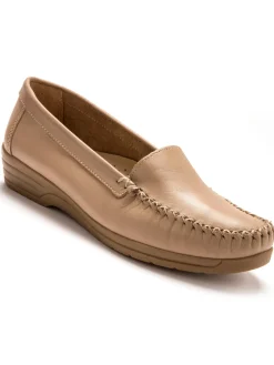 New Mocassins à plateau lisse grande largeur Femme Mocassins, Sans-Gênes