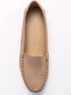 New Mocassins à plateau lisse grande largeur Femme Mocassins, Sans-Gênes