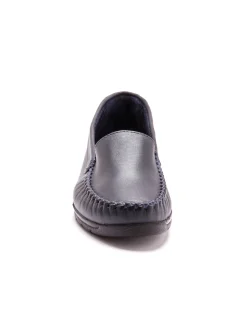 Sale Mocassins à plateau lisse grande largeur Femme Mocassins, Sans-Gênes