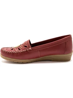 Clearance Mocassins ajourés grande largeur Femme Mocassins, Sans-Gênes