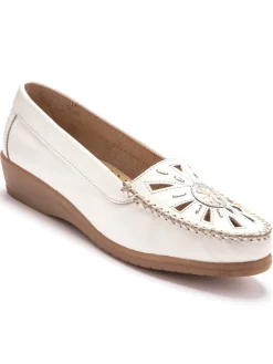 Best Mocassins ajourés largeur confort Femme Mocassins, Sans-Gênes
