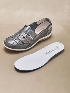 Best Mocassins ajourés élastiqués Femme Mocassins, Sans-Gênes