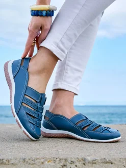 Sale Mocassins ajourés élastiqués Femme Mocassins, Sans-Gênes