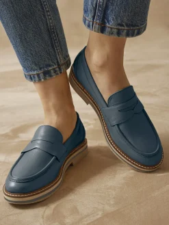 Outlet Mocassins cuir à aérosemelle® Femme Mocassins, Sans-Gênes