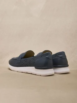 Clearance Mocassins cuir motifs ajourés Femme Mocassins, Sans-Gênes