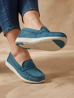 Mocassins cuir velours Femme Mocassins, Sans-Gênes