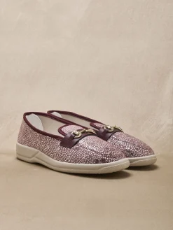 Sale Mocassins textile intérieur éponge Femme Chaussures En Toile