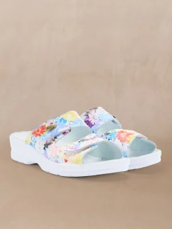 New Mules à scratch extra larges Femme Chaussures Paramédicales