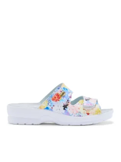 New Mules à scratch extra larges Femme Chaussures Paramédicales