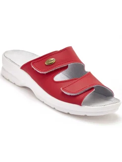 Sale Mules à scratch extra larges Femme Chaussures Paramédicales