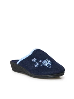 Clearance Mules brodées Femme Pantoufles, Chaussons