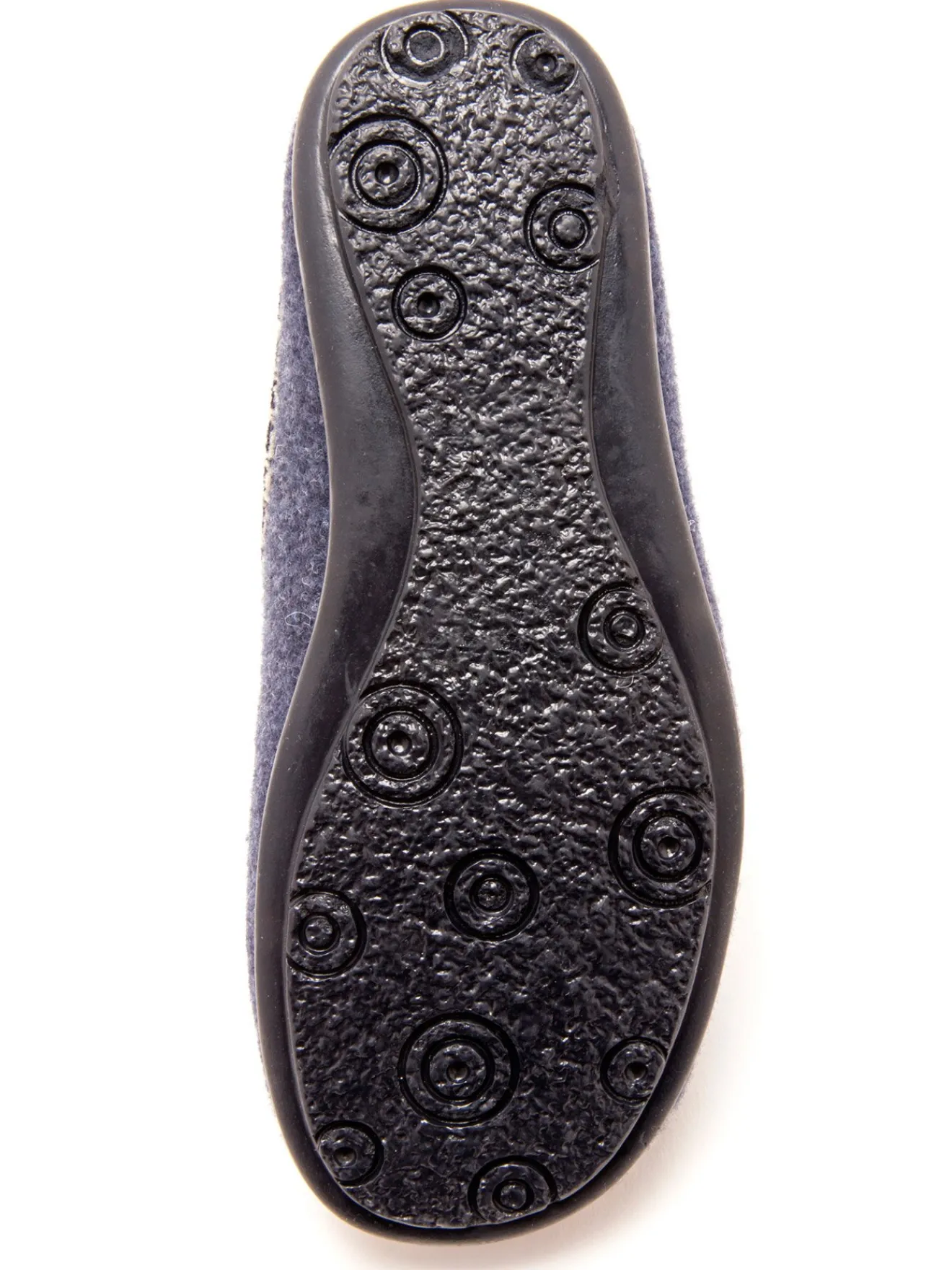 Outlet Mules brodées grande largeur Femme Pantoufles, Chaussons