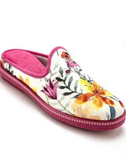 Discount Mules coton et éponge Femme Pantoufles, Chaussons