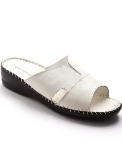 Hot Mules cuir à aérosemelle® Femme Mules