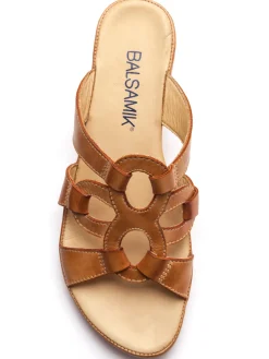 Best Mules en cuir à talon compensé Femme Mules